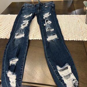 American Eagle dark jeggings